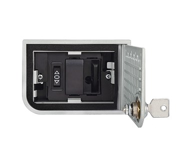 BLINDO3in with unlocking - Armoured equipment holder frame for 3 places box