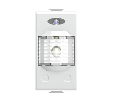 LED/1 – Lampada di emergenza per serie componibile a 1 modulo